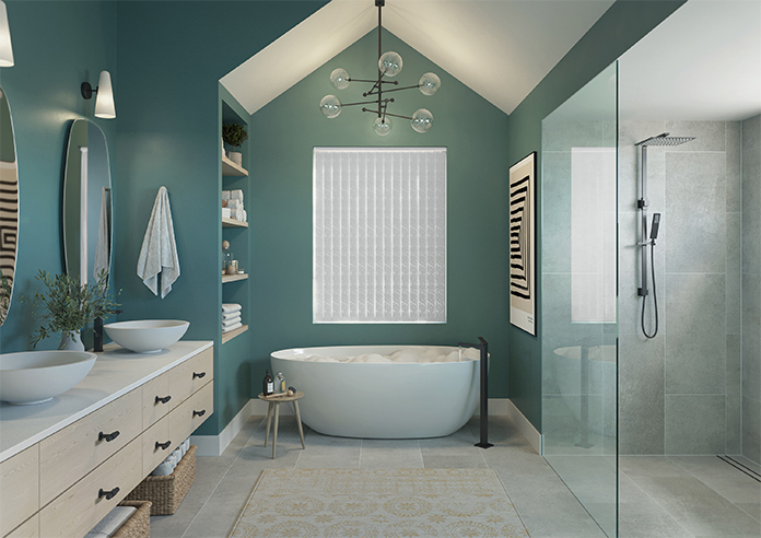 Rapture (Blackout), Mist Grey - Vertical Blind - Image 9